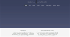 Desktop Screenshot of izabelajaworska.com