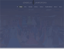 Tablet Screenshot of izabelajaworska.com